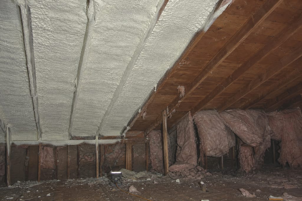 Attic Spray Foam Insulation photo