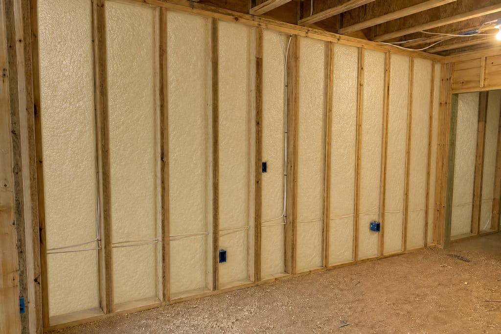 New Construction Spray Foam Insulation photo