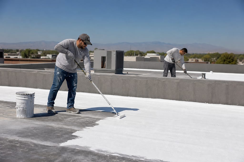 Reflective Roof Coating photo